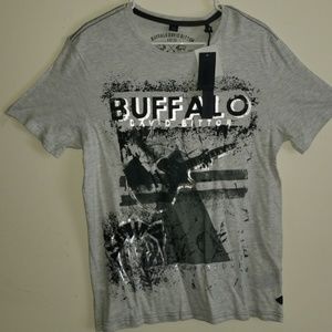 BUFFALO by DAVID BITTON mens GRAY shirt SMALL